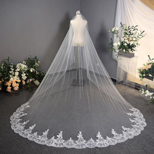 bridal veils real pos 3m sequins wedding lace edge long accessories mariage veil headwear velos de novia, Black
bridal veils real pos 3m sequins wedding lace edge long accessories mariage veil headwear velos de novia, Black