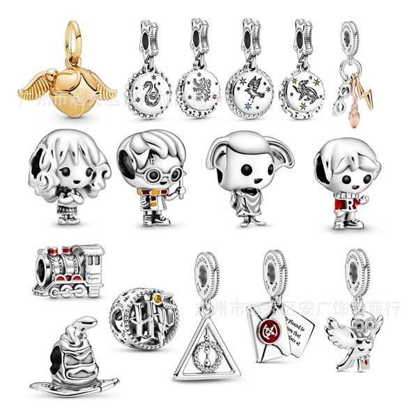 925 sterling silver charm beads for pandora bracelet women fashion jewelry, Black
925 sterling silver charm beads for pandora bracelet women fashion jewelry, Black