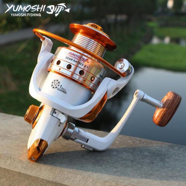 yumoshi spinning fishing reel 12bb + 1 bearing balls 500-9000 series metal coil boat rock wheel baitcasting reels
yumoshi spinning fishing reel 12bb + 1 bearing balls 500-9000 series metal coil boat rock wheel baitcasting reels