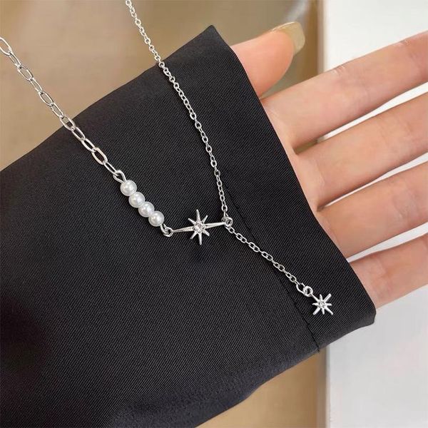 pendant necklaces eight pointed star necklace choker silver plated pearl for women charms jewelry & pendants gift
pendant necklaces eight pointed star necklace choker silver plated pearl for women charms jewelry & pendants gift