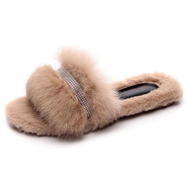 rhinestone winter women house slippers faux fur warm flat shoes female slip on home furry ladies size wholesale q6, Black
rhinestone winter women house slippers faux fur warm flat shoes female slip on home furry ladies size wholesale q6, Black