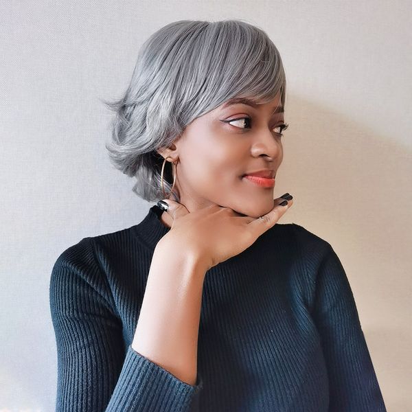 cross border e-commerce european american wig for middle-aged and elderly women, Black
cross border e-commerce european american wig for middle-aged and elderly women, Black