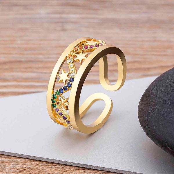 love ring fashion luxury star shape women wedding rings brilliant cubic zirconia elegant bridal marriage engagement jewelry adjustable, Slivery;golden
love ring fashion luxury star shape women wedding rings brilliant cubic zirconia elegant bridal marriage engagement jewelry adjustable, Slivery;golden