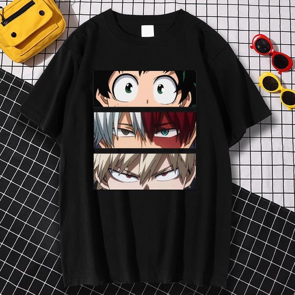 my hero academia japan anime mens print harajuku oversized loose summer clothing vintage tee clothes man, White;black
my hero academia japan anime mens print harajuku oversized loose summer clothing vintage tee clothes man, White;black