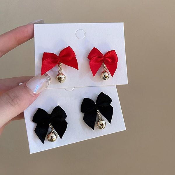 stud red color bow ball bells earring for women christmas fashion bowknot pearl party year jewelry gifts, Golden;silver
stud red color bow ball bells earring for women christmas fashion bowknot pearl party year jewelry gifts, Golden;silver