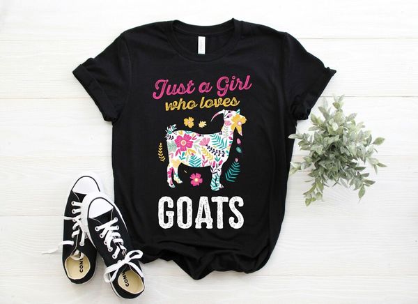 just a girl who loves goats cute t-shirt birthday present save the goats shirts, White;black
just a girl who loves goats cute t-shirt birthday present save the goats shirts, White;black