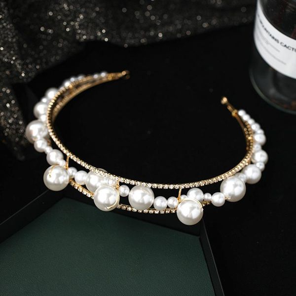 hair clips & barrettes elegant handmade pearl rhinestone hoop gold color headband bride wedding hairband women simple jewelry accessory lb, Golden;silver
hair clips & barrettes elegant handmade pearl rhinestone hoop gold color headband bride wedding hairband women simple jewelry accessory lb, Golden;silver