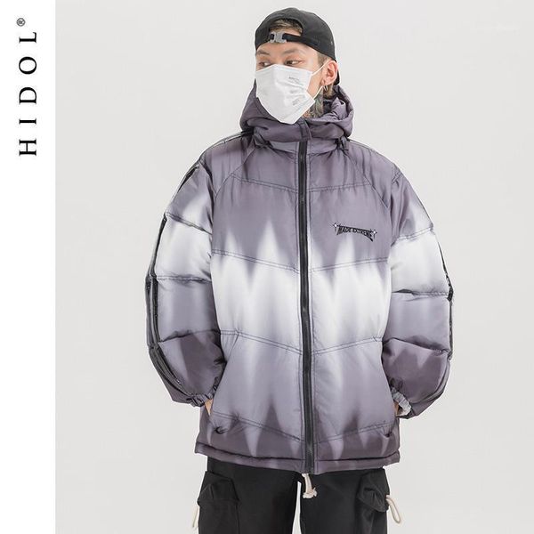 men's down & parkas winter thick oversize gradien parka coats vintage reflective side stripe zipper hooded jacket men hip hop swag gray, Black
men's down & parkas winter thick oversize gradien parka coats vintage reflective side stripe zipper hooded jacket men hip hop swag gray, Black