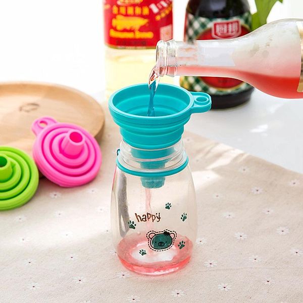 storage bottles & jars 1pc 4 colors kitchen grade silicone gel folding funnel long neck liquid filling dispensing tools
storage bottles & jars 1pc 4 colors kitchen grade silicone gel folding funnel long neck liquid filling dispensing tools