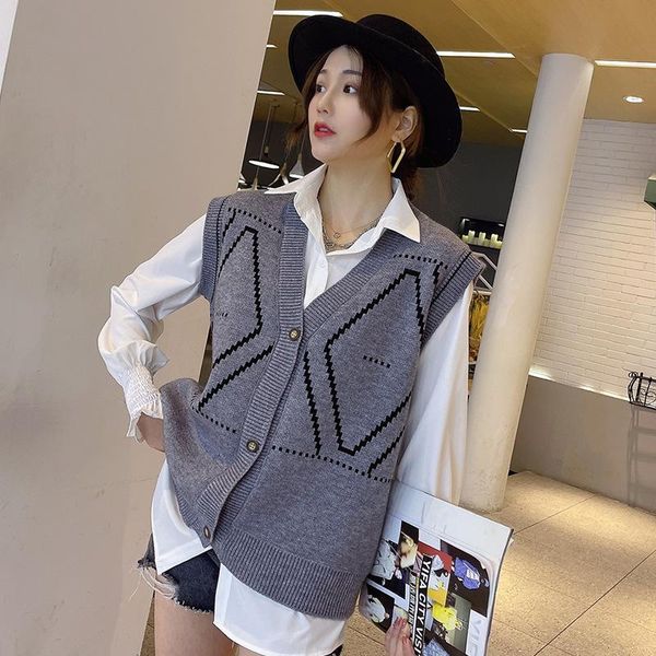 shirt vest two piece suit women's 2021 spring european style sweater folding pants, White
shirt vest two piece suit women's 2021 spring european style sweater folding pants, White