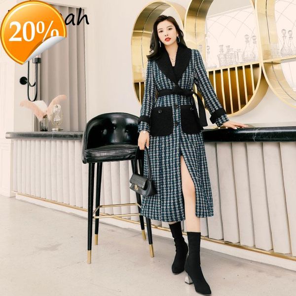 women autumn fashion runway blinds coat longarm sheath sharpen string elegant ladies warm 2021 women's wool & blends, Black
women autumn fashion runway blinds coat longarm sheath sharpen string elegant ladies warm 2021 women's wool & blends, Black