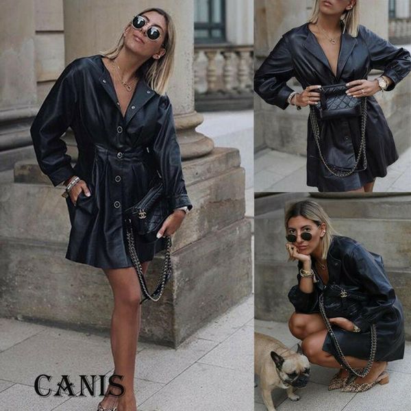 women's faux leather jacket flight button biker punk casual outerwear dresses, Black;gray
women's faux leather jacket flight button biker punk casual outerwear dresses, Black;gray