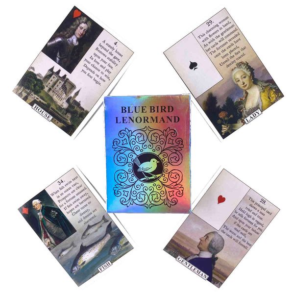 blue bird lenormand oracles cards leisure party table game fortune-telling prophecy tarot deck with guide book
blue bird lenormand oracles cards leisure party table game fortune-telling prophecy tarot deck with guide book