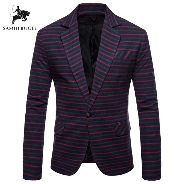 men's suits & blazers brand stripe blazer jacket men fashion slim fit suit homme casual male masculino, White;black
men's suits & blazers brand stripe blazer jacket men fashion slim fit suit homme casual male masculino, White;black