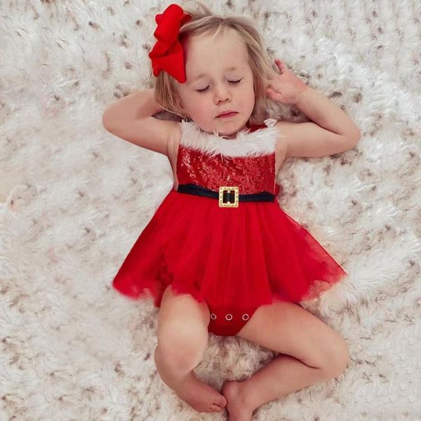 rompers christmas baby girl clothes born infant xmas santa paillette tulle bodysuit princess dress clothing 3m-18m, Blue
rompers christmas baby girl clothes born infant xmas santa paillette tulle bodysuit princess dress clothing 3m-18m, Blue