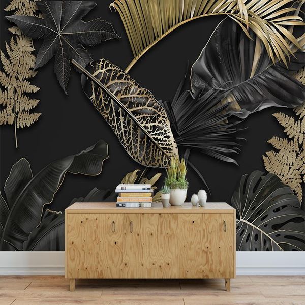 wallpapers custom wallpaper mural tropical plant leaves simple black background home decoration
wallpapers custom wallpaper mural tropical plant leaves simple black background home decoration