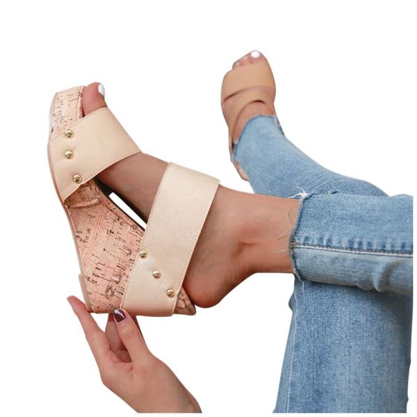 sandals jaycosin fashion ladies summer plus size slope high heel open toe women's casual footwear platform heels wedge shoe, Black
sandals jaycosin fashion ladies summer plus size slope high heel open toe women's casual footwear platform heels wedge shoe, Black