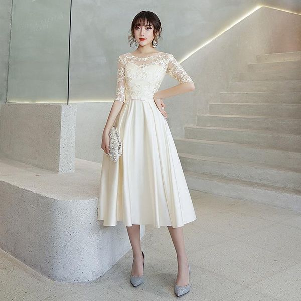 ethnic clothing white satin wedding party gown patchwork dresses embroidery flower mid-length skirt elegant evening dress lace vestidos, Red
ethnic clothing white satin wedding party gown patchwork dresses embroidery flower mid-length skirt elegant evening dress lace vestidos, Red