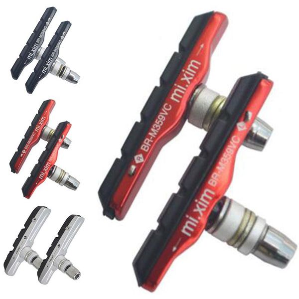 bike brakes 1 pair mtb bicycle v brake pads aluminum alloy frame drawer style optional color durable rubber replacement 
bike brakes 1 pair mtb bicycle v brake pads aluminum alloy frame drawer style optional color durable rubber replacement