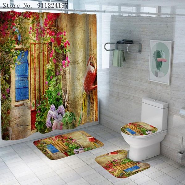 shower curtains 3d streets and alleys 4 piece curtain house cabin print bath non-slip carpet toilet cover bathroom decor set
shower curtains 3d streets and alleys 4 piece curtain house cabin print bath non-slip carpet toilet cover bathroom decor set
