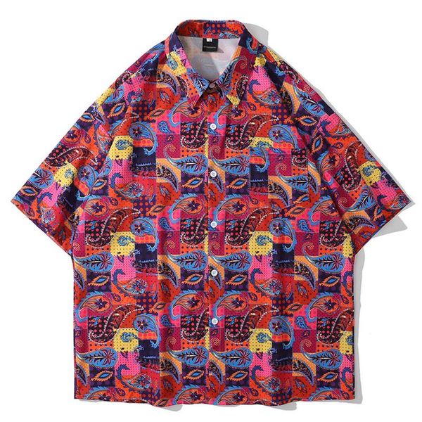 mens harajuku cashew print shirt blouse oversize short sleeve 2021 summer hawaii holiday beach loose red shirts men's casual, White;black
mens harajuku cashew print shirt blouse oversize short sleeve 2021 summer hawaii holiday beach loose red shirts men's casual, White;black