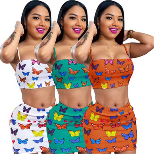 womens butterfly print tracksuits fashion trend sling u-neck short skinny skirts suits designer female summer casual 2pcs sets a8089, Gray
womens butterfly print tracksuits fashion trend sling u-neck short skinny skirts suits designer female summer casual 2pcs sets a8089, Gray