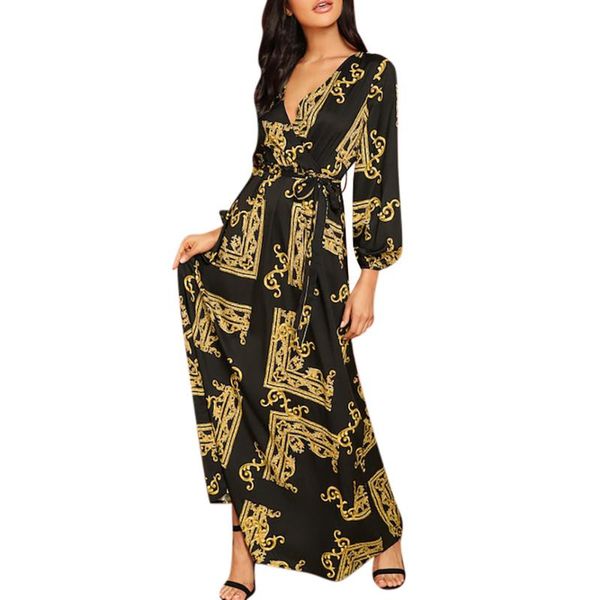 casual dresses women fashion printing full sleeve summer long dress v-neck elegant feminino a-line robes temperament vestidos, Black;gray
casual dresses women fashion printing full sleeve summer long dress v-neck elegant feminino a-line robes temperament vestidos, Black;gray