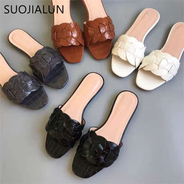 suojialun women brand slippers summer open toe flat casual sandal slides outdoor female beach flip flops big size 42 210928, Black
suojialun women brand slippers summer open toe flat casual sandal slides outdoor female beach flip flops big size 42 210928, Black
