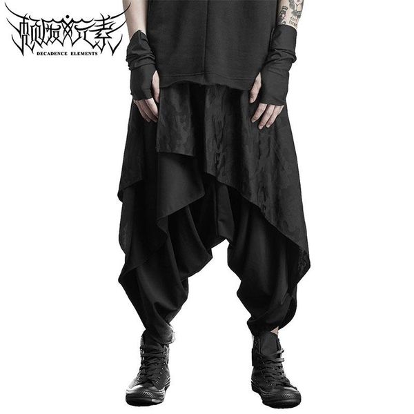 men's clothing gd hair stylist fashion alternative personality cross trousers culotte casual harem pants singer costumes, Black
men's clothing gd hair stylist fashion alternative personality cross trousers culotte casual harem pants singer costumes, Black