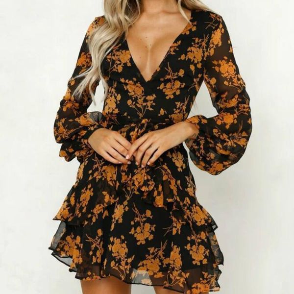 spring summer women dress fashion floral maxi print dresses long sleeve v-neck mini vestidos de fiesta with sashes casual, Black;gray
spring summer women dress fashion floral maxi print dresses long sleeve v-neck mini vestidos de fiesta with sashes casual, Black;gray