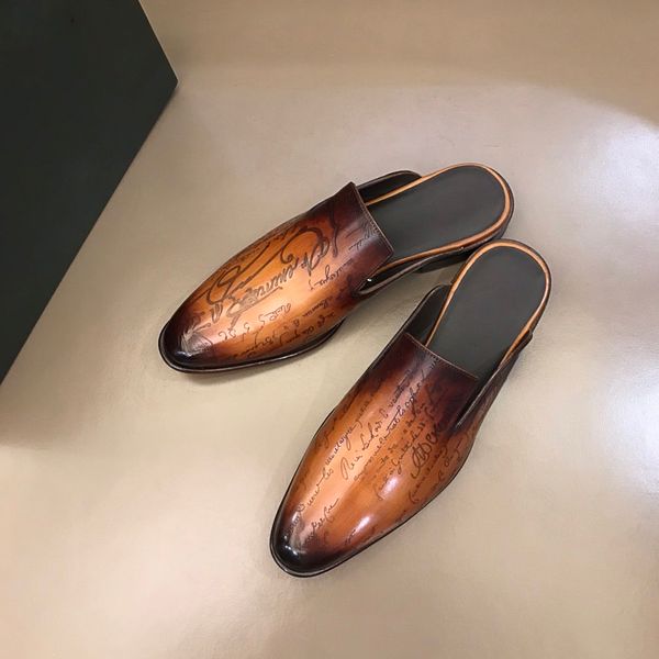 2021ss men true leather slippers slide sandals designer leisure non-slip slides summer crocodile grain 4 colors flip flops slippers size 38-, Black
2021ss men true leather slippers slide sandals designer leisure non-slip slides summer crocodile grain 4 colors flip flops slippers size 38-, Black