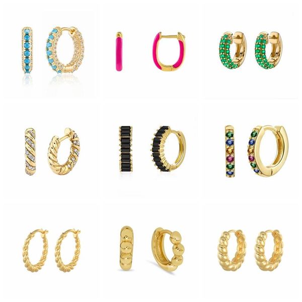hoop & huggie 7mm 925 sterling silver rainbow zircon small earrings for women turquoise/lavender/black/green/white/blue, Golden;silver
hoop & huggie 7mm 925 sterling silver rainbow zircon small earrings for women turquoise/lavender/black/green/white/blue, Golden;silver