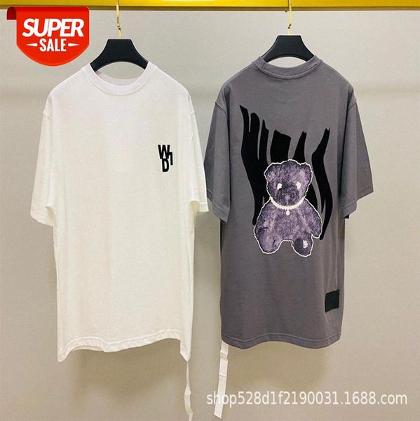 luminous bear dark velvet stitching short-sleeved men and women in the same batch #o30o, White;black
luminous bear dark velvet stitching short-sleeved men and women in the same batch #o30o, White;black