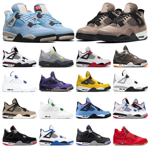 2021 jupmen 4 mens running basketball shoes 4s university blue taupe haze starfish fire red purple metallic white cement trainer sports snea, White;red
2021 jupmen 4 mens running basketball shoes 4s university blue taupe haze starfish fire red purple metallic white cement trainer sports snea, White;red