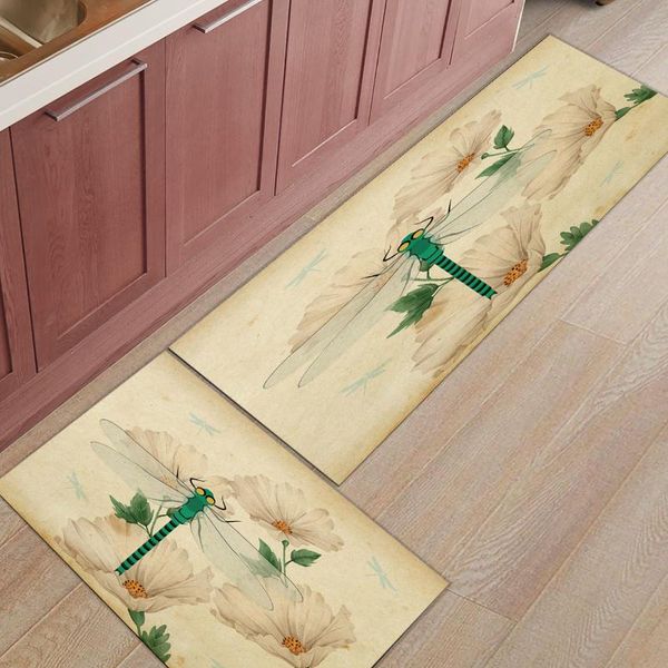 dragonfly flower spring retro long kitchen mat home entrance doormat anti-slip bathroom rug floor decoration carpets
dragonfly flower spring retro long kitchen mat home entrance doormat anti-slip bathroom rug floor decoration carpets