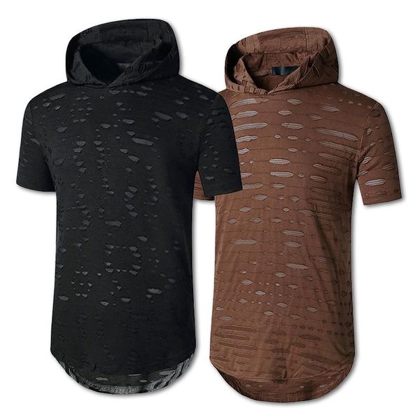 fashion street men's hipster hip-hop hole long hooded round neck t-shirt men clothing t-shirts, White;black
fashion street men's hipster hip-hop hole long hooded round neck t-shirt men clothing t-shirts, White;black