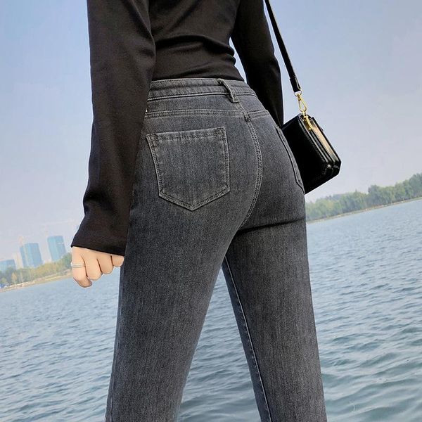 women stretch high waist wram plush retro jeans lady plus size pants push up thin leggings skinny pencil trousers women's, Blue
women stretch high waist wram plush retro jeans lady plus size pants push up thin leggings skinny pencil trousers women's, Blue
