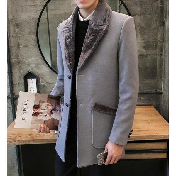 men's wool & blends trench coats men long jackets good quality male winter fashion slim fit casual warm woolen size 5xl, Black
men's wool & blends trench coats men long jackets good quality male winter fashion slim fit casual warm woolen size 5xl, Black