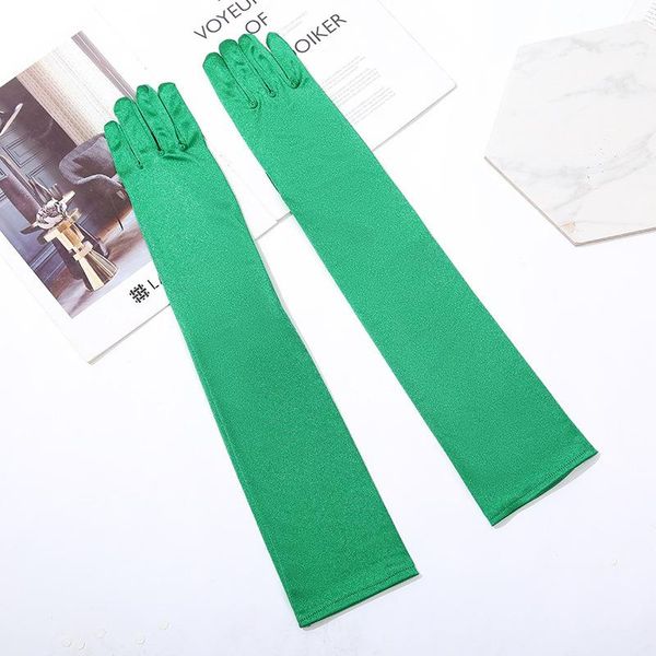 bridal gloves long green opera satin evening gold stretchy 1920s cosplay rosy prom party dance for lady guates novia, White
bridal gloves long green opera satin evening gold stretchy 1920s cosplay rosy prom party dance for lady guates novia, White