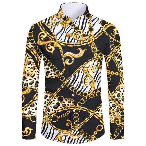 men's casual shirts ifpd 3d print golden chain long-sleeved shirt autumn luxury cool fashion streetwear suitable baroque plus size whol, White;black
men's casual shirts ifpd 3d print golden chain long-sleeved shirt autumn luxury cool fashion streetwear suitable baroque plus size whol, White;black