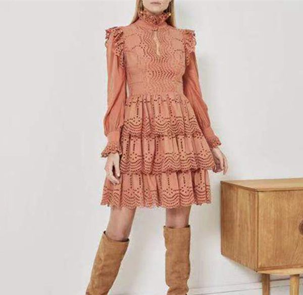 white a line fall winter party women es orange lace patchwork cotton stand collar ruffles runway, Black;gray 
white a line fall winter party women es orange lace patchwork cotton stand collar ruffles runway, Black;gray