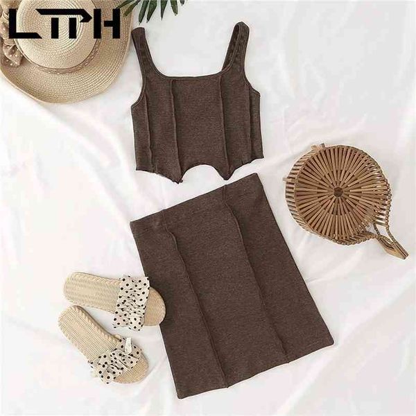 ltph ins fashion knitted skirt sets solid irregular sports short vest package hip skirts outfits spring summer 210423, White
ltph ins fashion knitted skirt sets solid irregular sports short vest package hip skirts outfits spring summer 210423, White