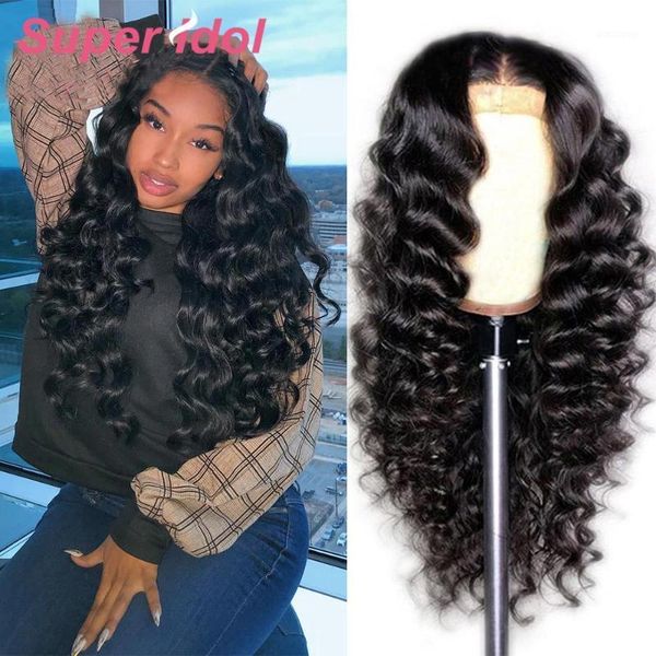 super hair 360 loose deep wave lace front wigs human for women black brazilian remy frontal natural1, Black;brown
super hair 360 loose deep wave lace front wigs human for women black brazilian remy frontal natural1, Black;brown