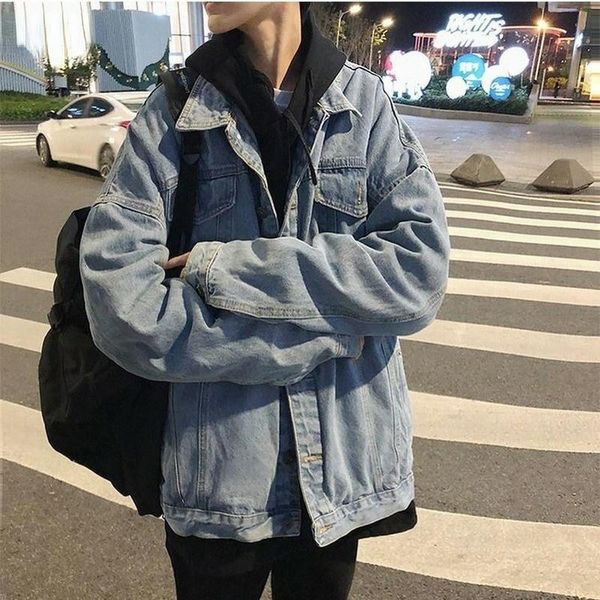 men's jackets 2021 men denim loose streetwear all-match leisure mens outwear chic vintage autumn retro korean style fashion solid, Black;brown
men's jackets 2021 men denim loose streetwear all-match leisure mens outwear chic vintage autumn retro korean style fashion solid, Black;brown