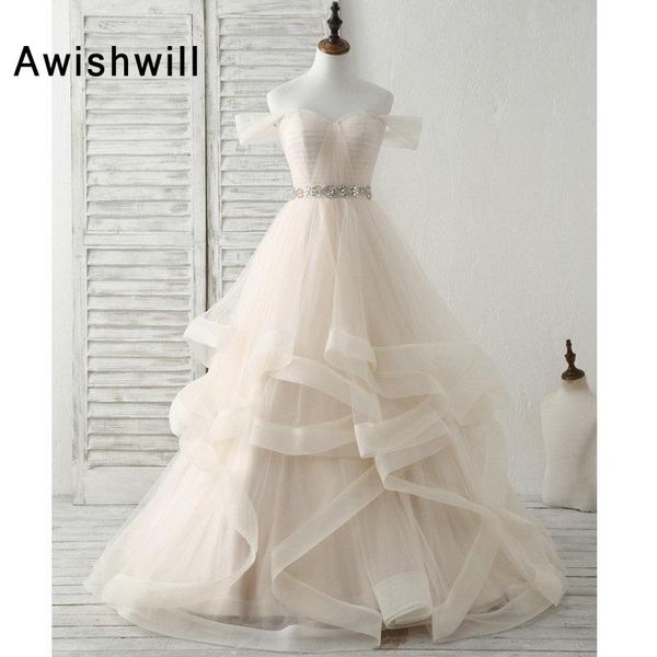 party dresses champagne color woman ball gown prom dress vintage off the shoulder evening with crystal beads custom made 2021, White;black
party dresses champagne color woman ball gown prom dress vintage off the shoulder evening with crystal beads custom made 2021, White;black