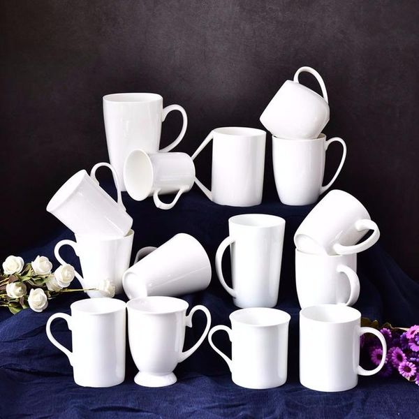 mugs european-style simple ceramic white coffee cup drinking mug porcelain home breakfast milk kitchen utensils
mugs european-style simple ceramic white coffee cup drinking mug porcelain home breakfast milk kitchen utensils