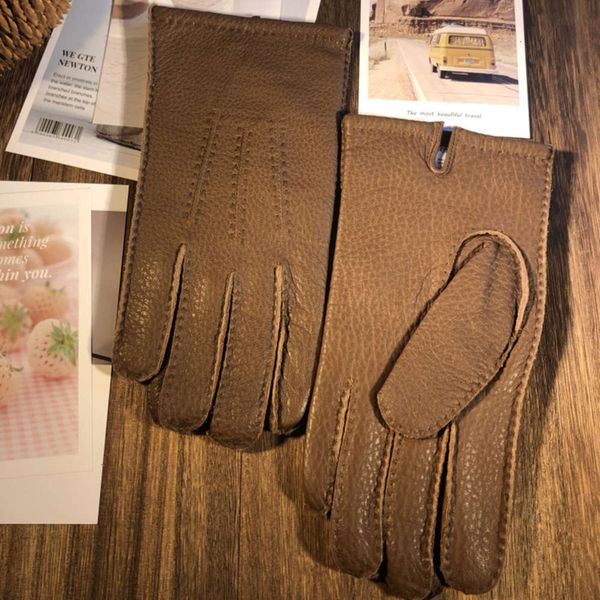 deerskin traditional hand sewing plush warm men' driving locomotive business leather gloves wintervip, Blue;gray
deerskin traditional hand sewing plush warm men' driving locomotive business leather gloves wintervip, Blue;gray