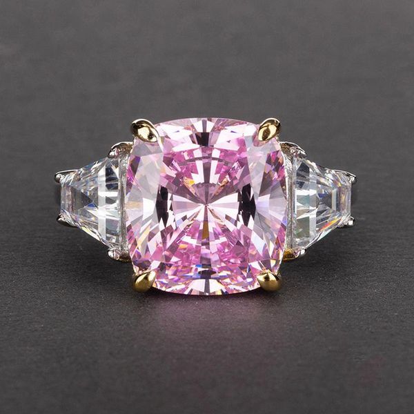 cluster rings classic real 925 sterling silver pink quartz for women romantic wedding engagement fine jewelry wholesale gifts, Golden;silver
cluster rings classic real 925 sterling silver pink quartz for women romantic wedding engagement fine jewelry wholesale gifts, Golden;silver