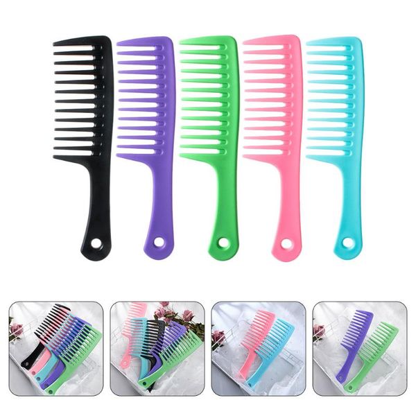 hair brushes 5pcs practical combs comfortable hairdressing home barber shop, Silver 
hair brushes 5pcs practical combs comfortable hairdressing home barber shop, Silver