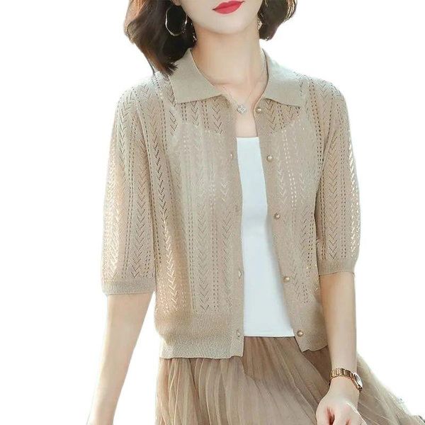 women's knits & tees ice silk sweater coat cardigan thin jacket summer clothes short loose female shawl ladies sun protection clothing, White
women's knits & tees ice silk sweater coat cardigan thin jacket summer clothes short loose female shawl ladies sun protection clothing, White